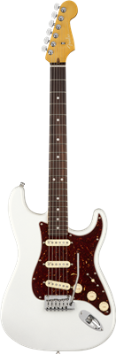 Fender, American Ultra Stratocaster®, Rosewood Fingerboard, Arctic Pearl