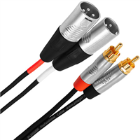 Plugger Touring, Câble Bretelle XLR Mâle 3b - RCA Mâle 3m