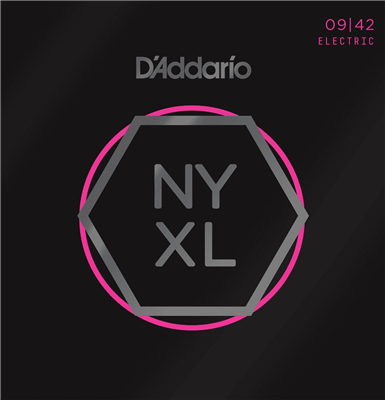 D'Addario, Cordes Guitare Electrique NYXL 09-42