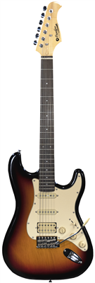 Prodipe Guitars, ST83 RA, HSS, Sunburst