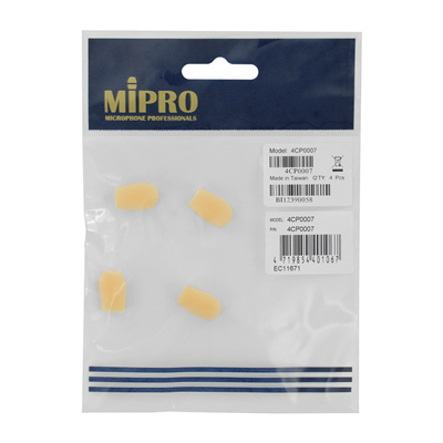 Mipro, Accessoires Système HF Lot de 4 Bonnettes pour Micro MU 55