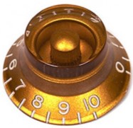 BELL KNOBS pour potentiomètre US (24 SPLINES) GOLD