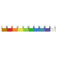 Mipro, Accessoires Système HF RH87 Lot de 10 Clips d'identification colorés