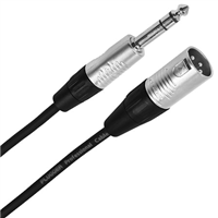 Plugger Touring, Câble XLR mâle 3b - Jack mâle stéréo 3m