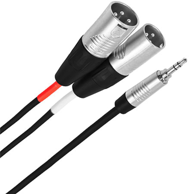 Plugger Touring, Câble Y mini Jack mâle stéréo - XLR mâle 3b 3m