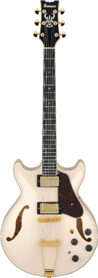 Ibanez, Guitare électrique Hollow Body AMH90IV, Ivory