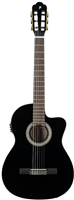 Prodipe Guitars, Primera 4/4 CEQ Noir Brillant