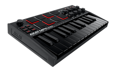 Akai Professional, Clavier-maître USB 25 mini touches, 8 pads et encodeurs, écra