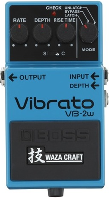 Pédale d'effet Boss Vibrato VB-2w Wazacraft