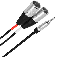 Plugger Touring, Câble Y mini Jack mâle stéréo - XLR mâle 3b 3m