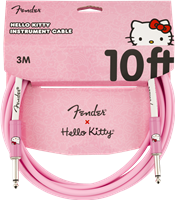 Fender, Cable Jack 3m Hello Kitty Série Limitée