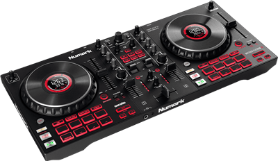 Numark, Contrôleur MIXTRACKPLATFX 4 voies + 16 pads + carte son + écrans